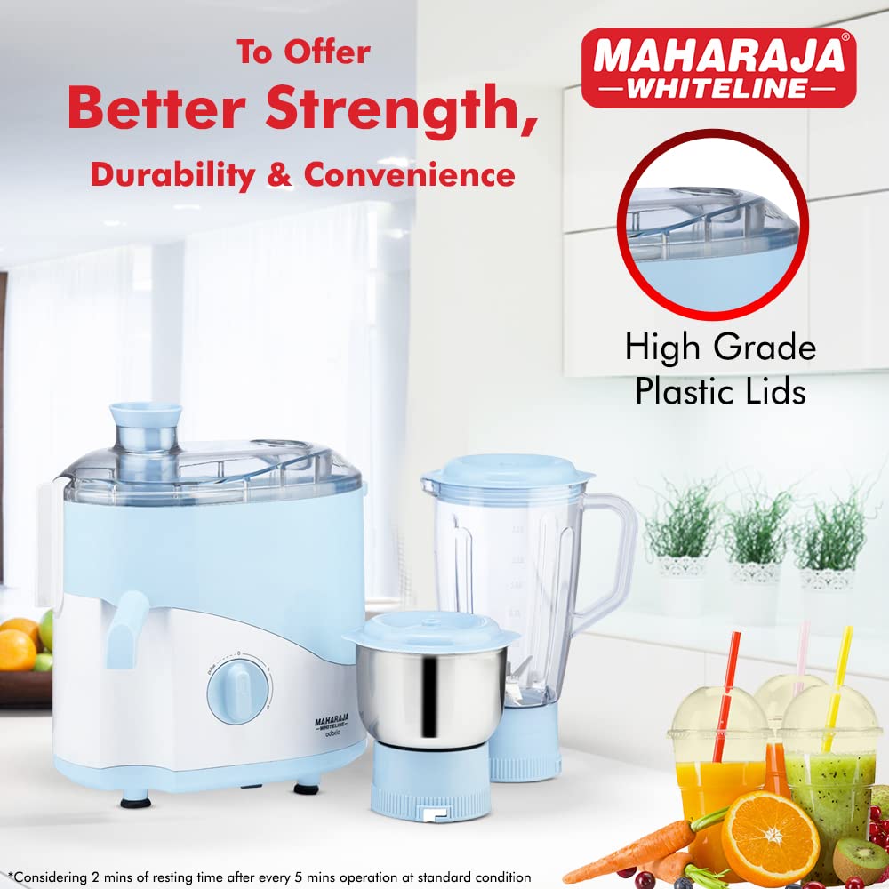 Buy Maharaja Whiteline Odacio JX1-149 500 Watt 2 Jars Juicer Mixer